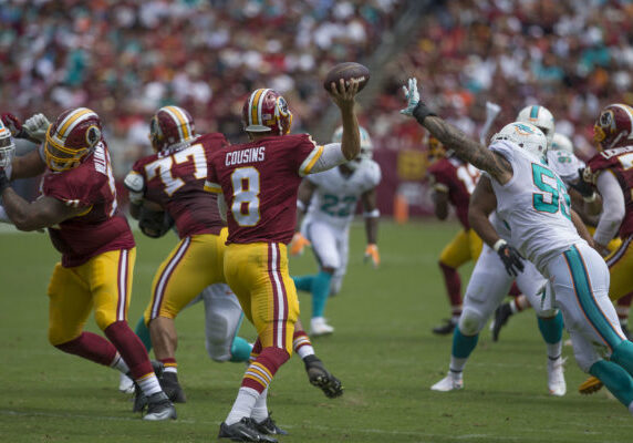 Kirk Cousins Dolphins at Redskins 9/13/15